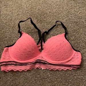 PINK cross back bra